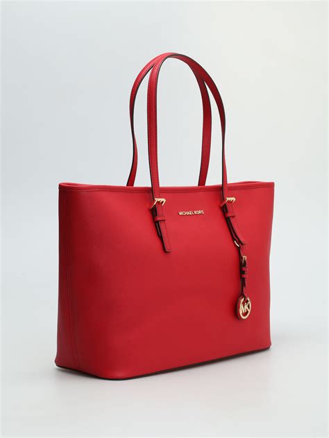 michael kors jet set tasche rot|Michael Kors jet set bag.